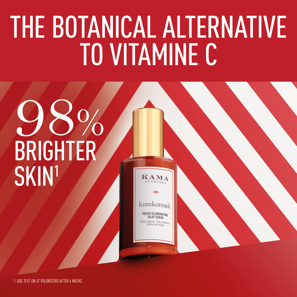 Kumkumadi Youth-Illuminating Silky Serum
The botanical alternative to Vitamin C